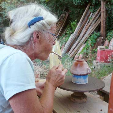 pose du vernis sigillé