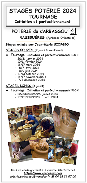 stages poterie